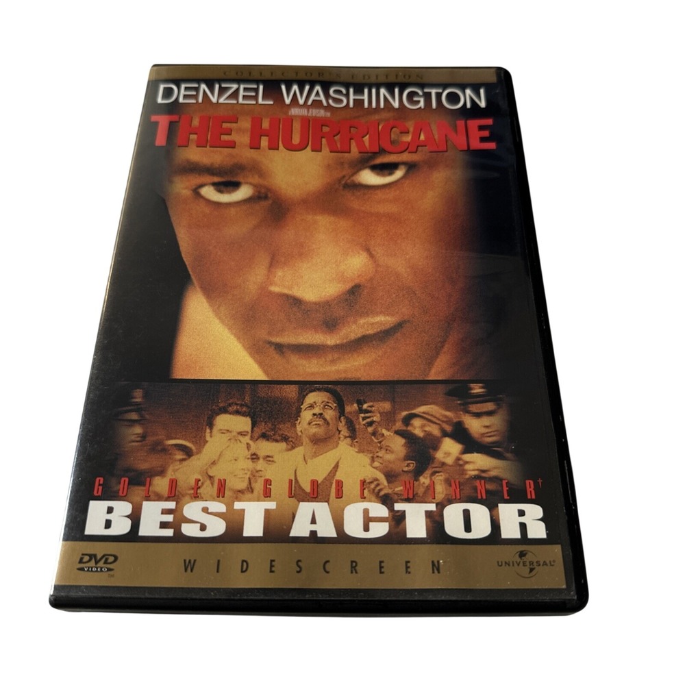 The Hurricane DVD Denzel Washington Collectors Edition Widescreen 2000 Movie